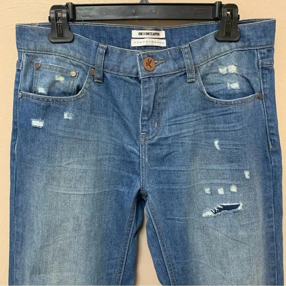 One Teaspoon Relaxed Leg Jeans Size 28 - Picture 2 of 12